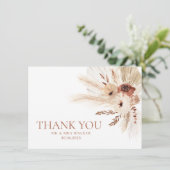 ボホラスト結婚ズサンキューカードフラットヘイゼル サンキューカード (スタンド正面)