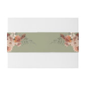 ボホラスト&ニュートラルセージ秋フローラ 招待状ベリーバンド (裏面例)