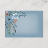 ボホラスト&ブルーフローラ結婚ズ詳細カード エンクロージャーカード (裏面)