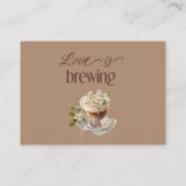 ボホラブイズブルーイングフローラブライダルシャワーブランチ エンクロージャーカード (裏面)