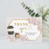 ボホラブイズブルーイングブライダルシャワーサンキューカード サンキューカード (スタンド正面)