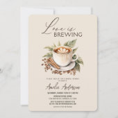 ボホラブイズブルーイングブライダルシャワー 招待状 (正面)