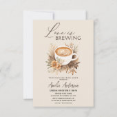 ボホラブイズブルーイングブライダルシャワー 招待状 (正面)