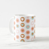 ボホラブハートラブヴァレンティネスカラフル コーヒーマグカップ (正面左)