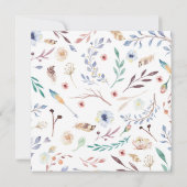 ボホラブフーズ結婚式招待状フローラ 招待状 (裏面)