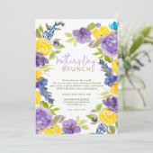 ボホラベンダーイエローフローラ母の日 招待状 (スタンド正面)