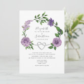 ボホラベンダーパープル結婚ズ 招待状 (スタンド正面)