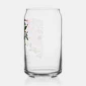 ボホラベンダーピンクフローラ水彩赤ちゃんシャワー ガラス缶 (左)