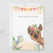 ボホラマレトロ誕生日招待状 招待状 (裏面)