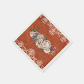 ボホランチフローラ結婚ズ紙カクテルナプキン スタンダードカクテルナプキン (角)