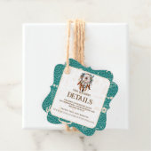 ボホランチワイルドウェストフェイクレザーターコイズ詳細 フェイバータグ (インサイチュ)