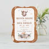 ボホランチ結婚式招待状 招待状 (スタンド正面)