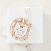 ボホリトルかわいこちゃんパイ感謝祭ベイビーシャワー フェイバータグ (インサイチュ)