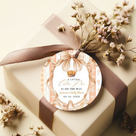 ボホリトルかわいこちゃんパイ感謝祭ベイビーシャワー フェイバータグ