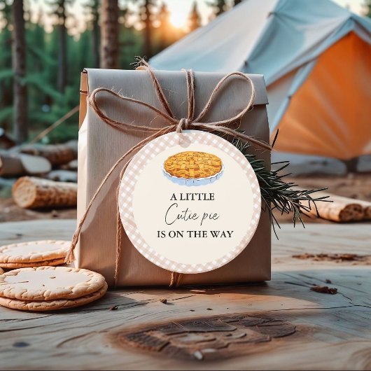 ボホリトルかわいこちゃんパイ感謝祭ベイビーシャワー フェイバータグ