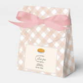 ボホリトルかわいこちゃんパイ感謝祭ベイビーシャワー フェイバーボックス (正面サイド)