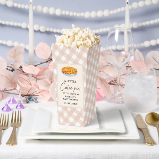 ボホリトルかわいこちゃんパイ感謝祭ベイビーシャワー フェイバーボックス (ウェディング)