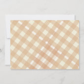 ボホリトルかわいこちゃんパイ感謝祭ベイビーシャワー 招待状 (裏面)