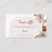 ボホリトルカボチャおむつラッフルチケット エンクロージャーカード (正面)