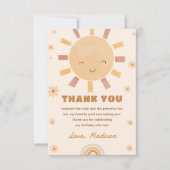 ボホリトルサンシャイン誕生日サンキューカード サンキューカード (正面)