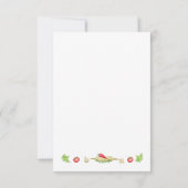 ボホリトルシェフベビーシャワーサンキューカード サンキューカード (裏面)