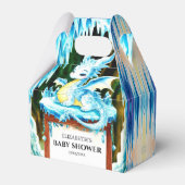 ボホリトルドラゴン赤ちゃんシャワー フェイバーボックス (正面サイド)