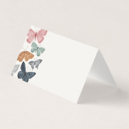 ボホリトルバタフライ座席表テーブルデコール