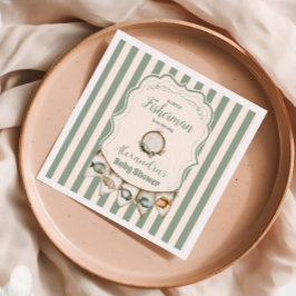 ボホリトルフィッシャーマン魚釣りベビーシャワー スタンダードカクテルナプキン