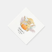 ボホリトルラムパンプキンウォーターカラーベビーシャワー スタンダードカクテルナプキン (角)