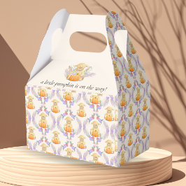 ボホリトルラムパンプキンウォーターカラーベビーシャワー フェイバーボックス