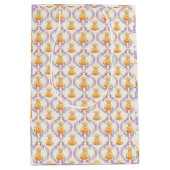 ボホリトルラムパンプキンウォーターカラーベビーシャワー ミディアムペーパーバッグ (正面)