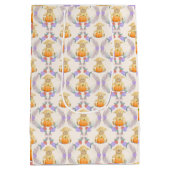 ボホリトルラムパンプキンウォーターカラーベビーシャワー ミディアムペーパーバッグ (裏面)