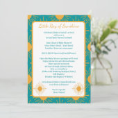 ボホリトルレイ太陽ターコイズシャワーバイディスタンス 招待状 (スタンド正面)