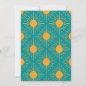 ボホリトルレイ太陽ターコイズシャワーバイディスタンス 招待状 (裏面)