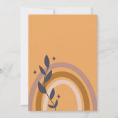 ボホリル恋しく思ワンダーフル誕生日招待状 案内状 (裏面)