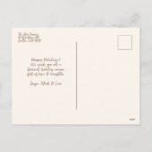 ボホリースウィズボウフォトホリデイ シーズンポストカード (裏面)