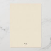 ボホリースウィズボウフォトホリデイ 箔シーズンカード (裏面)