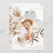 ボホリースワンフォト卒業パーティー招待状 案内状 (正面/裏面)