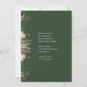 ボホリースワンフォト卒業パーティー招待状 案内状 (裏面)