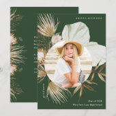 ボホリースワンフォト卒業パーティー招待状 案内状 (正面/裏面)