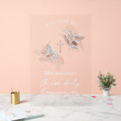 ボホリース第一聖餐式ウェルカムサイン アクリルサイン (ウェディング)