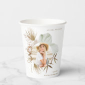 ボホリース2枚写真卒業パーティー 紙コップ (裏面)