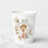 ボホリース2枚写真卒業パーティー 紙コップ (正面)