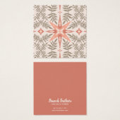 ボホリーフェイススターイヤリングネックレスジュエリーディスプレイ (正面&裏面)