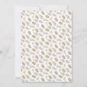 ボホリーフモダンオールエイジズ誕生日 招待状 (裏面)