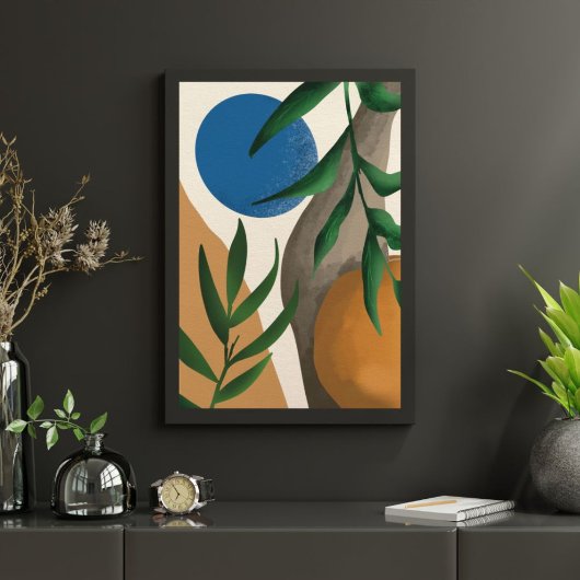 ボホリーフ抽象芸術ウォールアートデジタ絵画ル キャンバスプリント