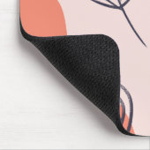 ボホリーフ抽象芸術ラインアートパーソナライズされた マウスパッド (コーナー)