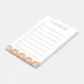 ボホレイモダンンボパーソナライズされたーガールスクール   ポストイット (アングル)