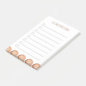 ボホレイモダンンボパーソナライズされたーネームスクール   ポストイット (アングル)