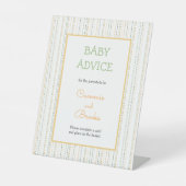 ボホレインスプリンクルベビーアドバイステーブル記号 台座サイン (正面)